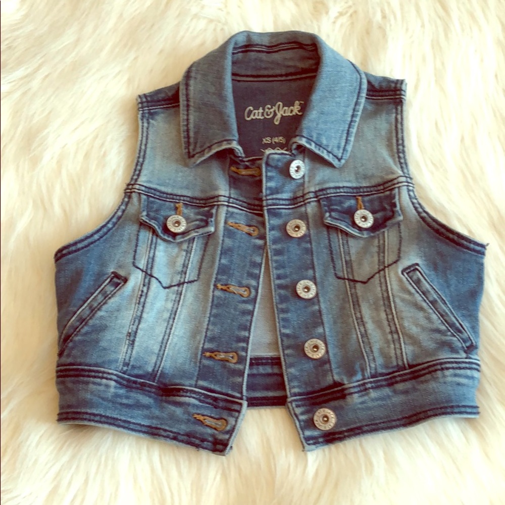 Cat & Jack Jean vest
